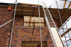 Downhead multiple storey extension quotes